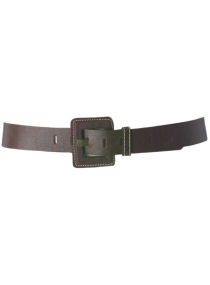 Dorothy Perkins Chocolate cover buckle belt