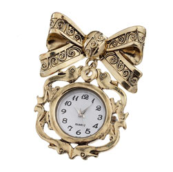 Dorothy Perkins Clock brooch