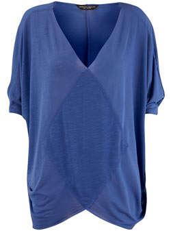 Dorothy Perkins Cobalt diamond box tee