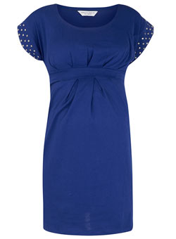Dorothy Perkins Cobalt studded sleeve tunic