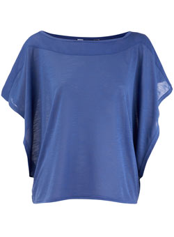 Dorothy Perkins Cobalt voile panel top