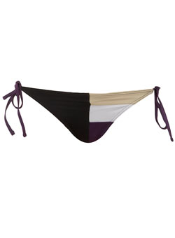 Dorothy Perkins Colour block bikini bottoms