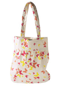 Dorothy Perkins Coral butterfly shopper