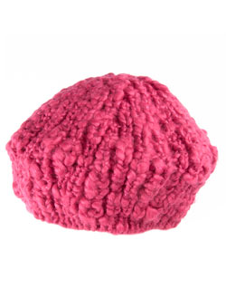 Dorothy Perkins Coral chunky stitch beret