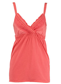 Dorothy Perkins Coral lace cami