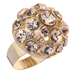 Dorothy Perkins Coral Popcorn Ring