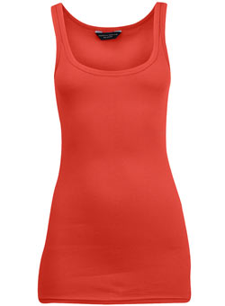 Dorothy Perkins Coral scoop neck vest