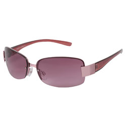 Cranberry rimless sunglasses