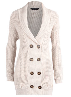 Cream chunky cardigan