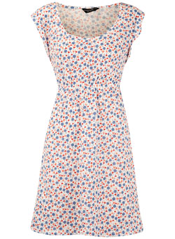 Dorothy Perkins Cream ditsy tunic