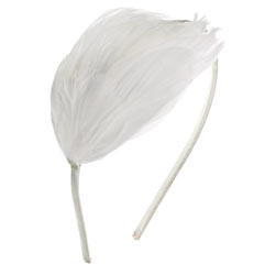 Dorothy Perkins Cream feather aliceband