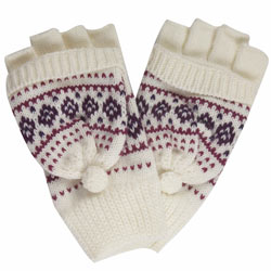 Dorothy Perkins Cream fingerless gloves