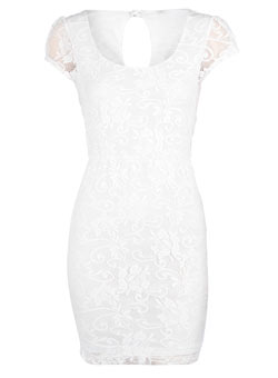 Dorothy Perkins Cream lace tunic