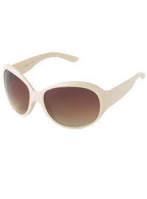 Dorothy Perkins Cream large round sunnies