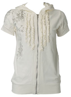 Dorothy Perkins Cream pull-on hoody