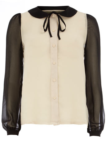 Dorothy Perkins Cream pussybow blouse DP75000735
