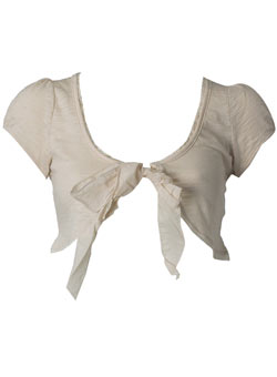 Dorothy Perkins Cream slubby shrug