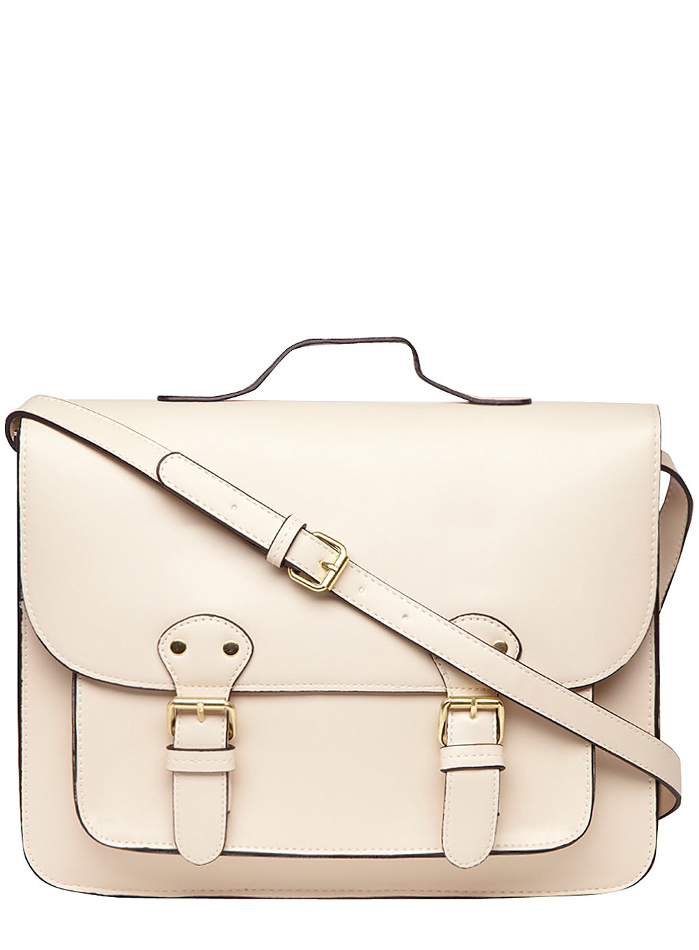 Dorothy Perkins Cream structured satchel 18336955