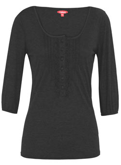 Dorothy Perkins Culture black 3/4 sleeve top