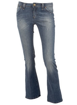 Denim bootcut jeans