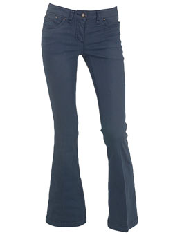 Dorothy Perkins Dusty blue skinny flare jeans