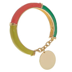 Fab multi colour enamel bracelet
