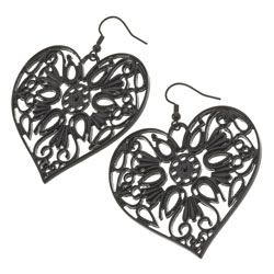 Dorothy Perkins Filigree Heart Drop earrings