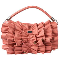 Dorothy Perkins Fiorelli pink frill bag