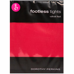 Fuschia footless tights