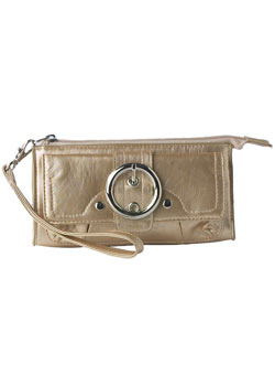 Dorothy Perkins Gold buckle purse