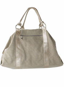 Dorothy Perkins Gold canvas holdall