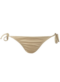 Dorothy Perkins Gold shimmer tie side pants