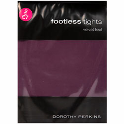 Dorothy Perkins Grape footless tights