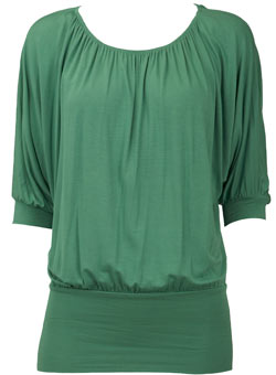 Dorothy Perkins Green batwing top
