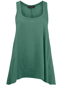 Dorothy Perkins Green drape vest