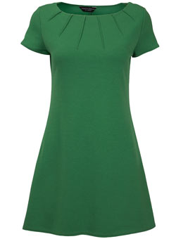 Dorothy Perkins Green shift ponti tunic