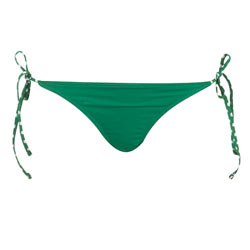 Dorothy Perkins Green spot trim tie side pants