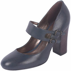 Dorothy Perkins Green wide bar shoe
