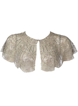 Dorothy Perkins Grey beaded cape