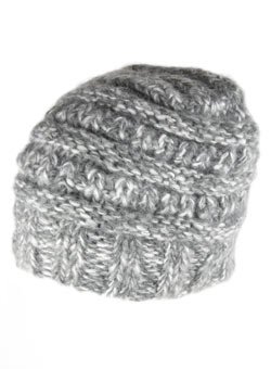 Dorothy Perkins Grey chunky oversized beanie