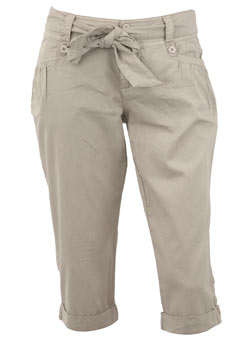 Dorothy Perkins Grey crop trousers