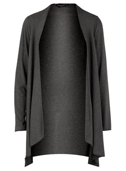 Dorothy Perkins Grey drape jersey cardigan