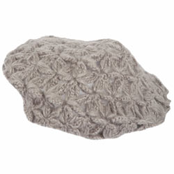 Dorothy Perkins Grey flower crochet beret