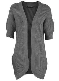 Dorothy Perkins Grey long-line shrug