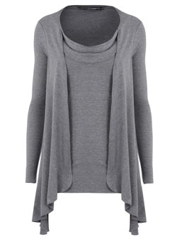 Dorothy Perkins Grey marl cardigan