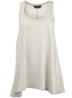 Dorothy Perkins Grey marl drape vest