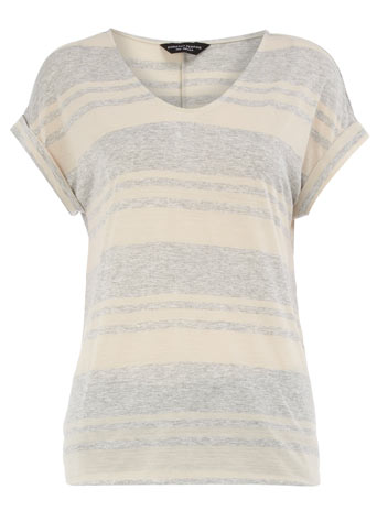 Grey/oat shortsleeve t-shirt DP56241001