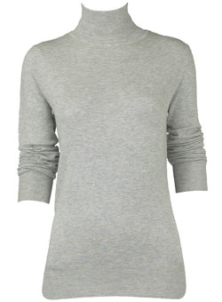 Dorothy Perkins Grey roll neck jumper