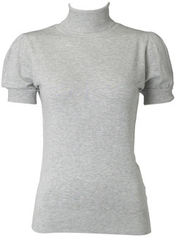 Dorothy Perkins Grey roll neck top