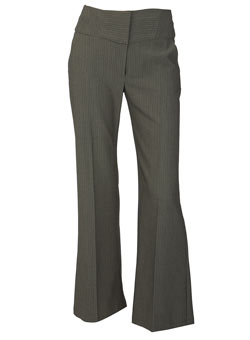 Grey seam detail trousers
